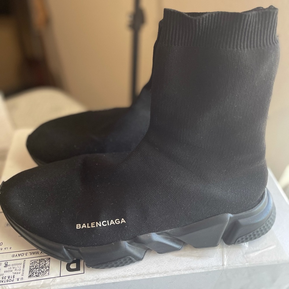 Balenciaga speed trainer black